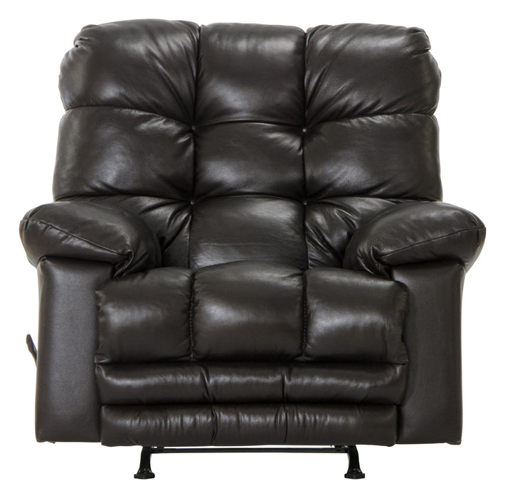 Piazza Leather Rocker Recliner