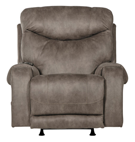 Recharger Power Rocker Recliner with Power Adjustable Headrest & Lumbar and CR3 Heat & Massage - Nick's Furniture (IL)
