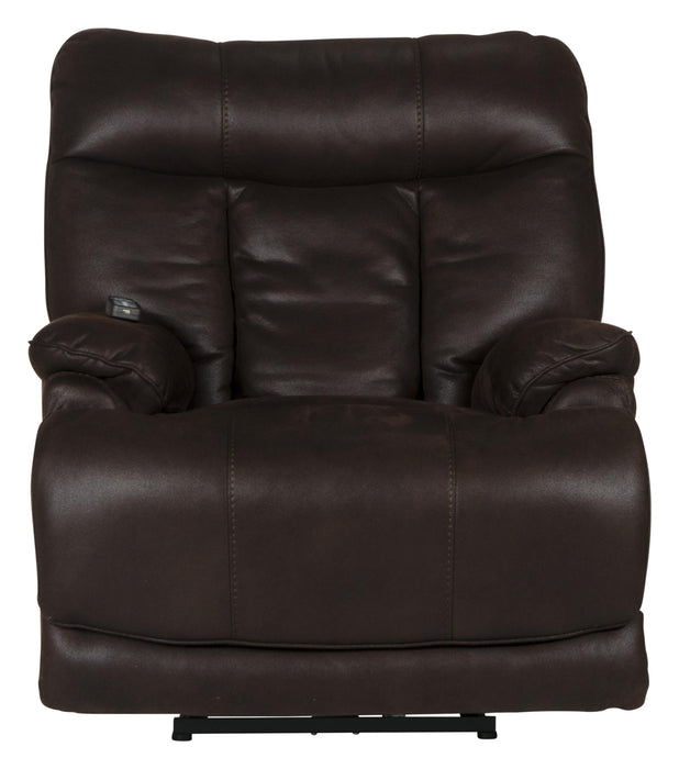 Anders Power Lay Flat Recliner with Power Headrest, Power Lumbar, Heat & Massage and Extension Footrest