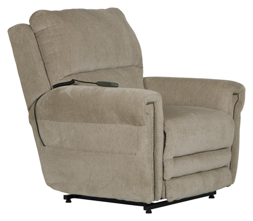 Warner Power Lay Flat Lift Recliner with Power Adjustable Headrest and Power Adjustable Lumbar Support - Nick's Furniture (IL)