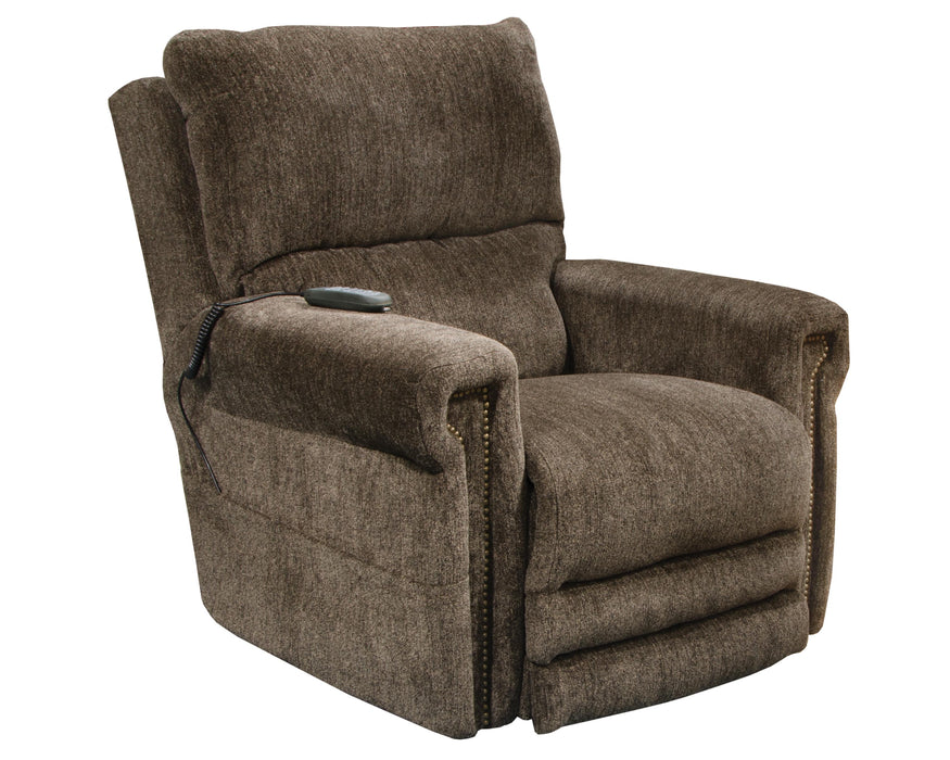 Warner Power Lay Flat Lift Recliner with Power Adjustable Headrest and Power Adjustable Lumbar Support - Nick's Furniture (IL)