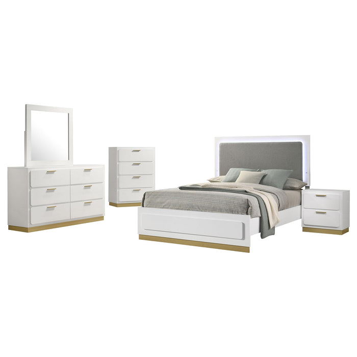 Caraway 5 Pc Bedroom Set - Nick's Furniture (IL)