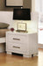 Jessica Nightstand Panels White (Set of 2) - Nick's Furniture (IL)
