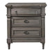Alderwood 3-drawer Nightstand French Grey - Nick's Furniture (IL)