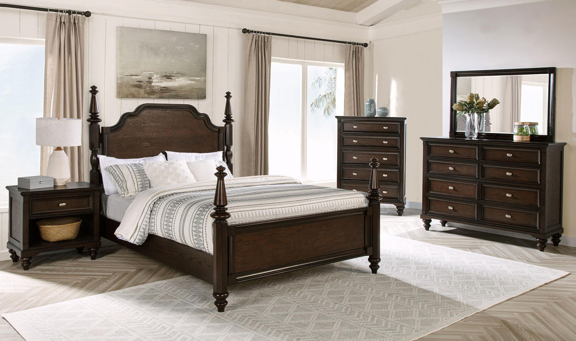 Andover Four-Poster Panel Bed - Nick's Furniture (IL)