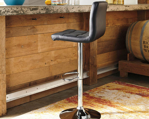 Bellatier Adjustable Height Bar Stool - Nick's Furniture (IL)