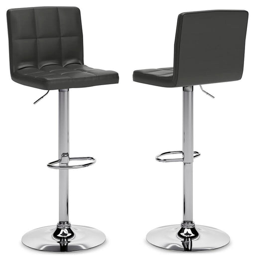 Bellatier Adjustable Height Bar Stool - Nick's Furniture (IL)