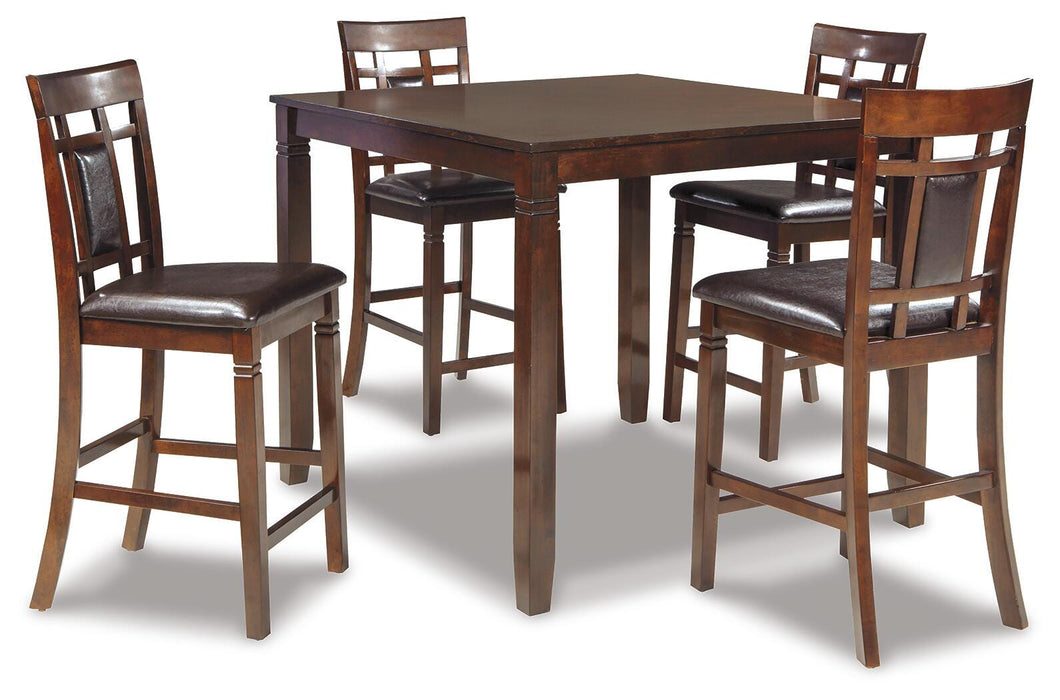 Bennox Counter Height Dining Table and Bar Stools (Set of 5) - Nick's Furniture (IL)
