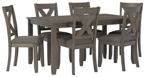 Caitbrook Dining Table and Chairs (Set of 7) - Nick's Furniture (IL)