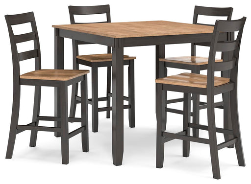 Gesthaven Counter Height Dining Table and 4 Barstools (Set of 5) - Nick's Furniture (IL)