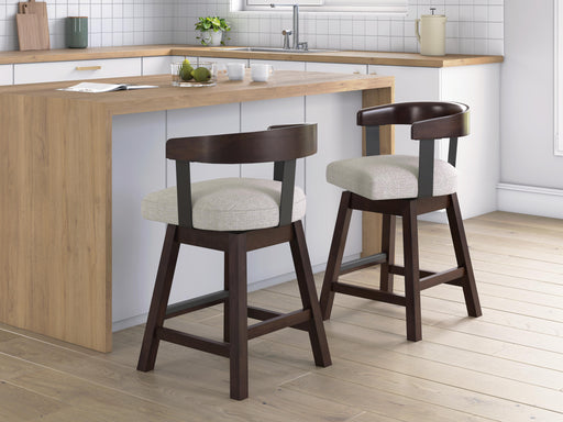 Haddigan Counter Height Barstool (Set of 2) - Nick's Furniture (IL)