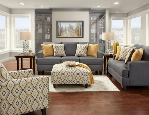 MAXWELL GRAY DIJON GROUP LOVESEAT image