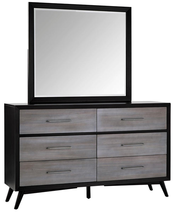 Homelegance Raku 6 Drawer Dresser in Gray 1711-5