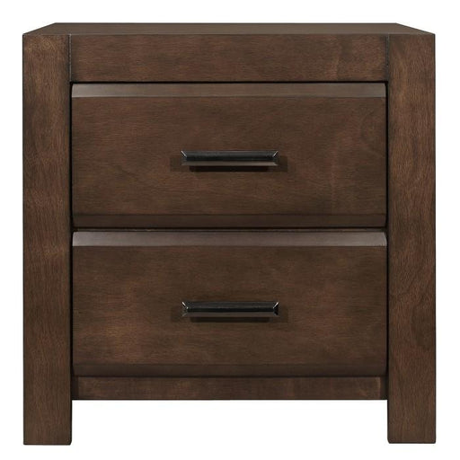 Homelegance Furniture Erwan 2 Drawer Nightstand in Dark Walnut 1961-4 image