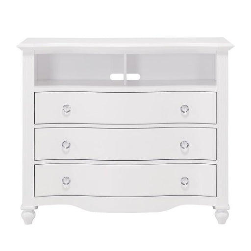 Homelegance Meghan 3 Drawer Media Chest in White 2058WH-11 image