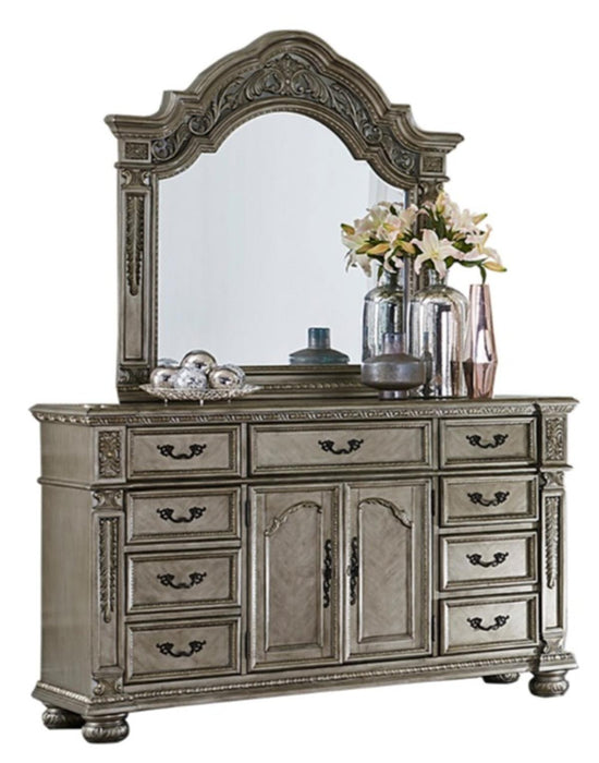 Homelegance Catalonia Dresser in Platinum Gold 1824PG-5