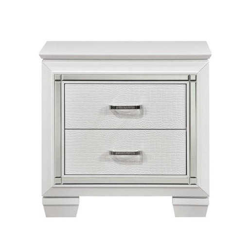 Homelegance Allura Nightstand in White 1916W-4 image