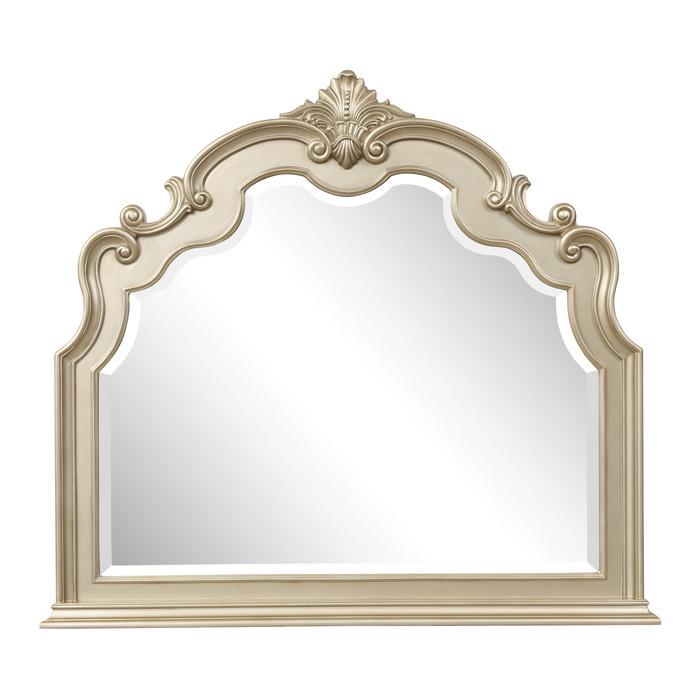 Homelegance Antoinetta Mirror in Champagne Wood 1919NC-6 image