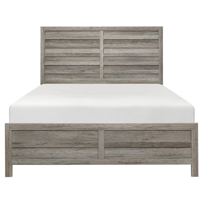 Homelegance Furniture Mandan Full Panel Bed in Weathered Gray 1910GYF-1* image