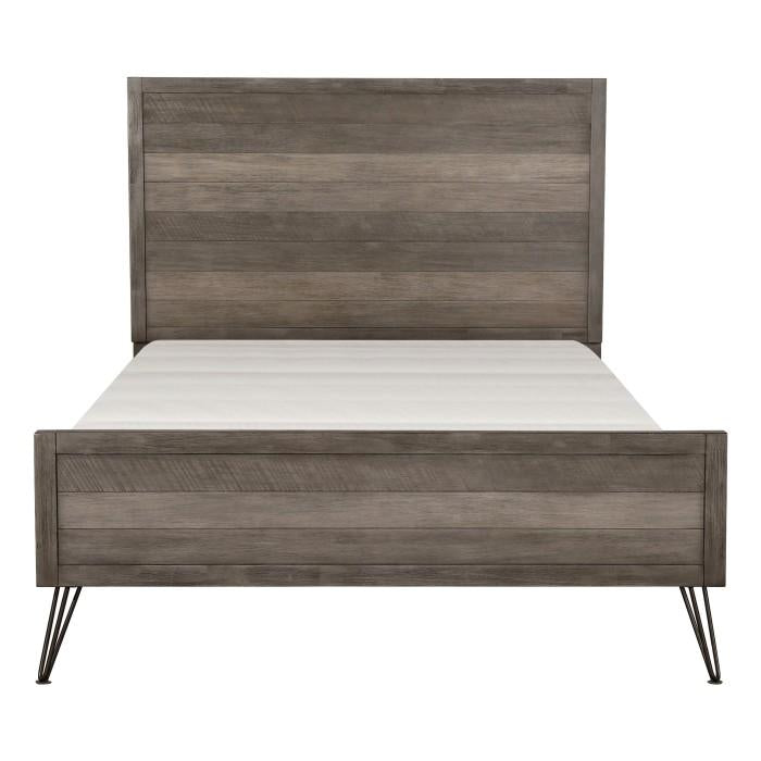 Urbanite King Panel Bed in Tri-tone Gray 1604K-1EK