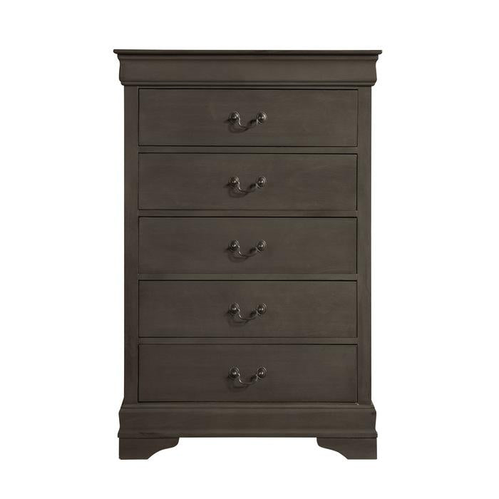Mayville 5 Drawer Chest in Gray 2147SG-9