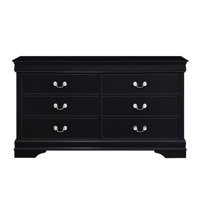 Mayville 6 Drawer Dresser in Black 2147BK-5