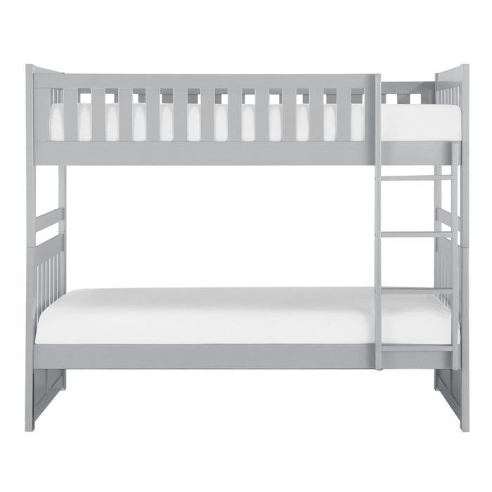 Orion Twin/Twin Bunk Bed in Gray B2063-1*