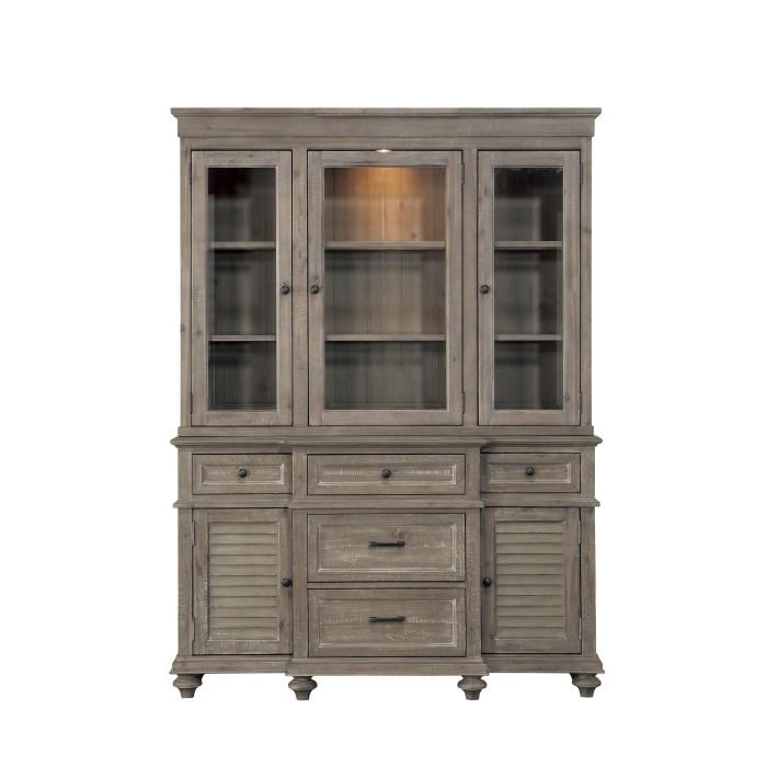 Cardano Buffet & Hutch in Light Brown 1689BR-50*