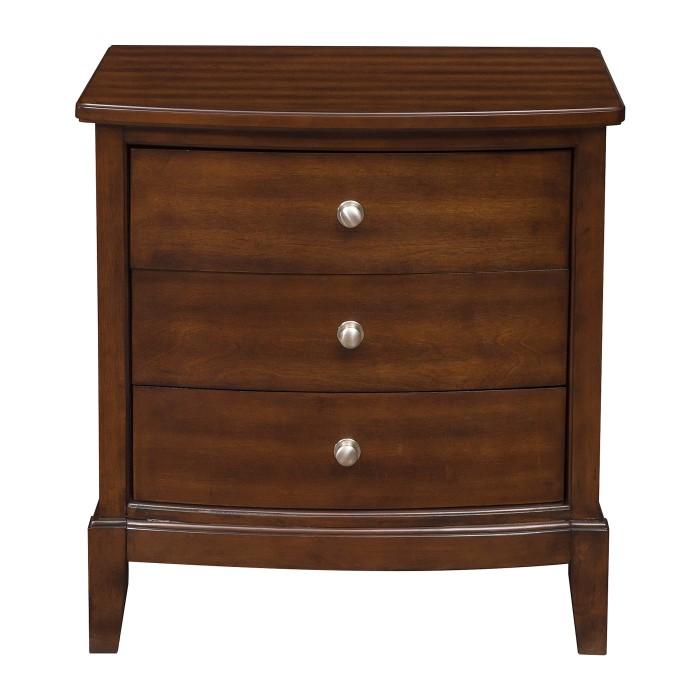Cotterill 3 Drawer Nightstand in Cherry 1730-4