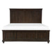Cardona Queen Panel Bed in Driftwood Charcoal 1689-1* - Nick's Furniture (IL)