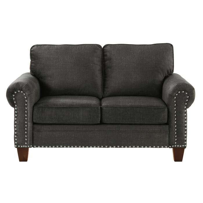 Cornelia Loveseat in Dark Gray 8216DG-2