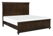 Cardona Queen Panel Bed in Driftwood Charcoal 1689-1* - Nick's Furniture (IL)