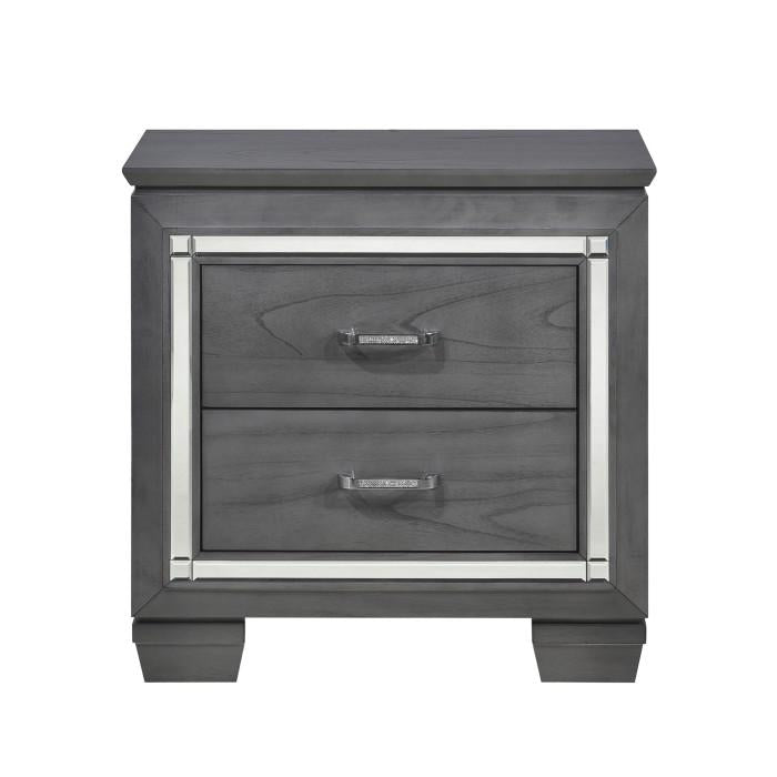 Allura Nightstand in Gray 1916GY-4