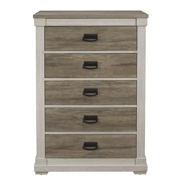 Arcadia Chest in White & Weathered Gray 1677-9