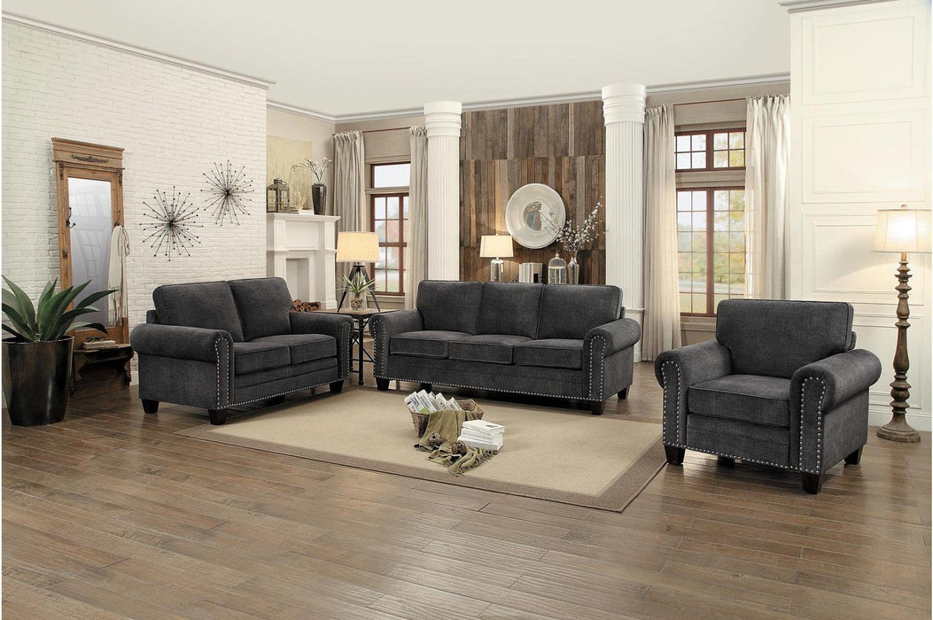 Cornelia Chair in Dark Gray 8216DG-1 - Nick's Furniture (IL)