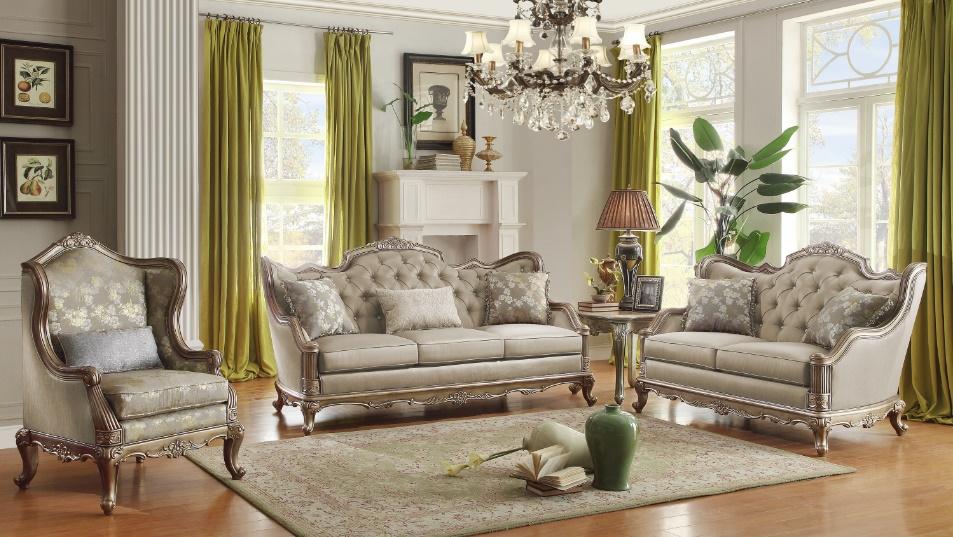 Florentina Sofa in Taupe 8412-3 - Nick's Furniture (IL)