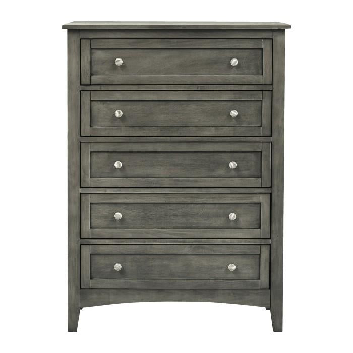 Garcia 5 Drawer Chest in Gray 2046-9