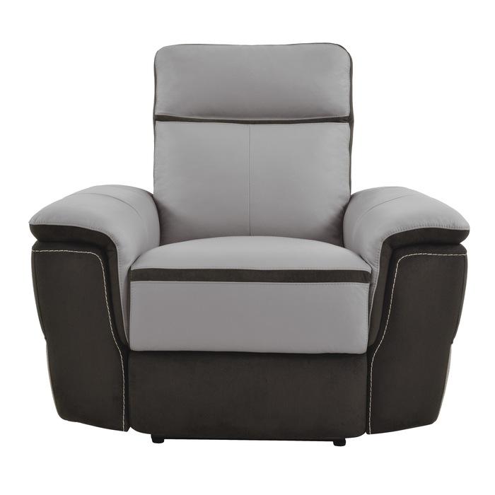 Laertes Power Reclining Chair in Taupe Gray 8318-1PW