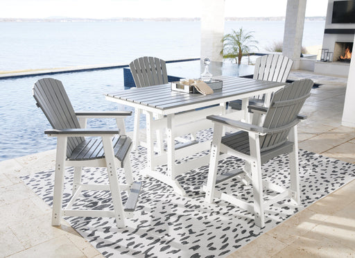 Transville Outdoor Dining Set - Nick's Furniture (IL)
