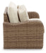 Sandy Bloom Outdoor Loveseat with Cushion - Nick's Furniture (IL)