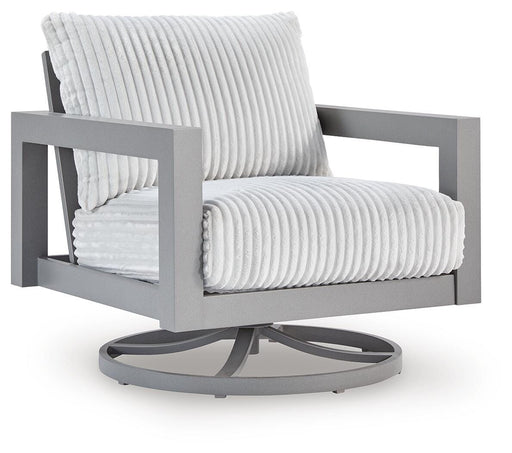 Hurley Park Outdoor Swivel Chair with Cushion - Nick's Furniture (IL)