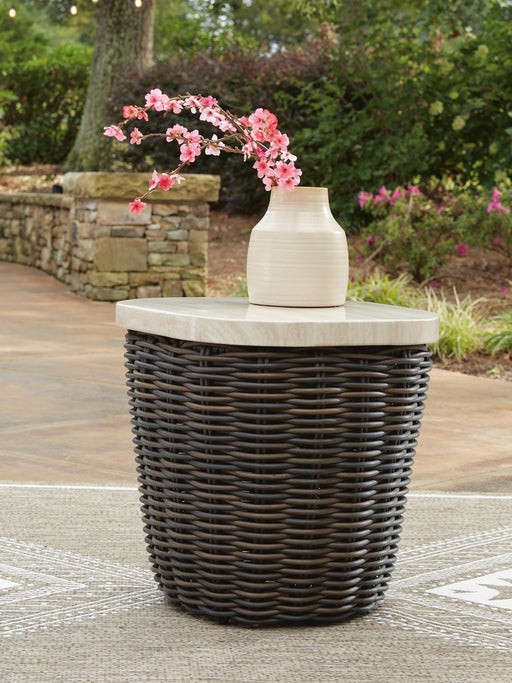 Kimora Outdoor End Table - Nick's Furniture (IL)