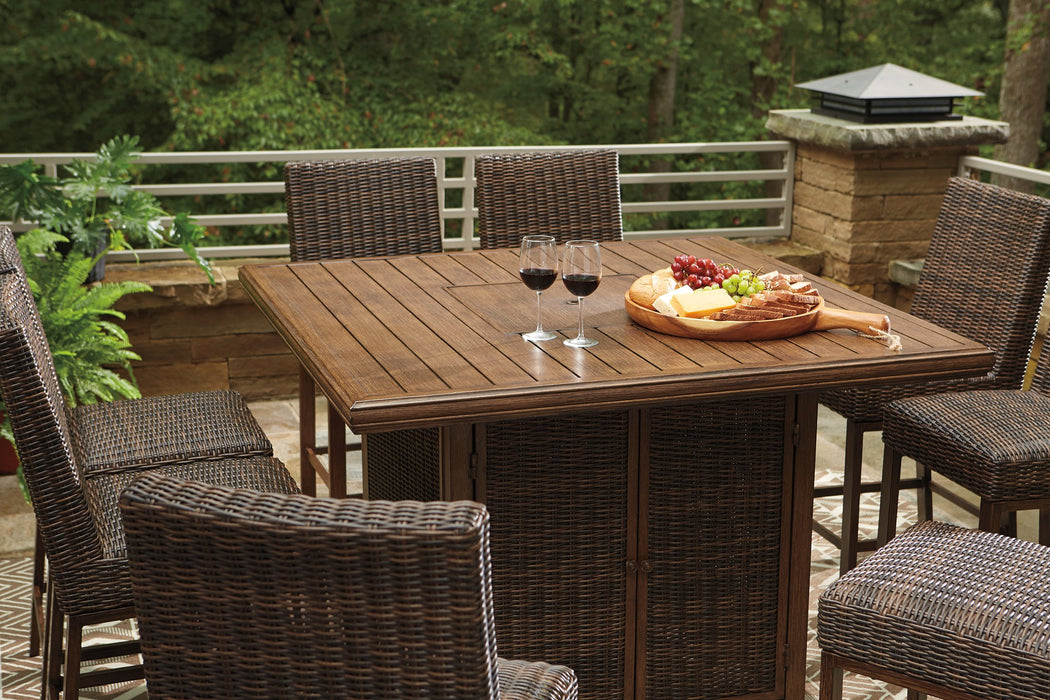 Paradise Trail Outdoor Bar Table Set