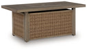Laguna Heights Outdoor Fire Pit Table - Nick's Furniture (IL)