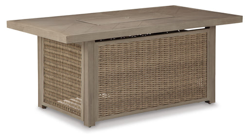 Beachcroft Outdoor Sofa, Lounge Chairs and Fire Pit - Nick's Furniture (IL)