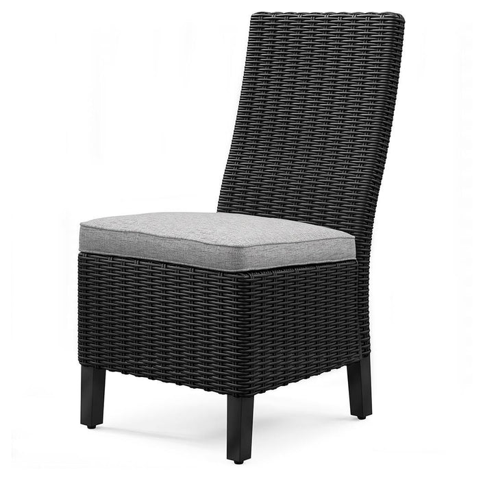 Beachcroft Outdoor Side Chair with Cushion (Set of 2) - Nick's Furniture (IL)