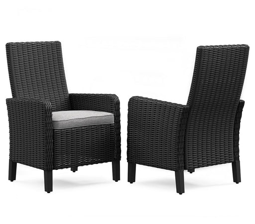 Beachcroft Outdoor Arm Chair with Cushion (Set of 2) - Nick's Furniture (IL)