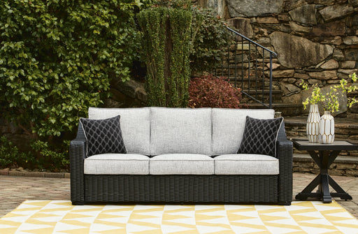 Beachcroft Outdoor Sofa with Cushion - Nick's Furniture (IL)