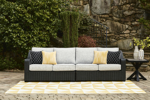 Beachcroft 2-Piece Outdoor Loveseat with Cushion - Nick's Furniture (IL)