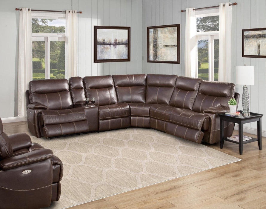 Parker House Dylan Manual Armless Recliner in Mahogany